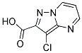 3-CHLORO-PYRAZOLO[1,5-A]PYRIMIDINE-2-CARBOXYLIC ACID 结构式