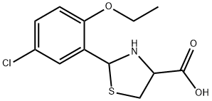 2-(5-CHLORO-2-ETHOXY-PHENYL)-THIAZOLIDINE-4-CARBOXYLIC ACID