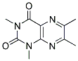 1,3,6,7-TETRAMETHYL-2,4(1H,3H)-PTERIDINEDIONE 结构式