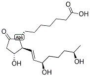 15(R),19(R)-羟基前列腺素E1 结构式