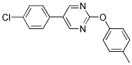 5-(4-CHLOROPHENYL)-2-(4-METHYLPHENOXY)PYRIMIDINE 结构式