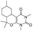 2,4,6,6,9-PENTAMETHYL-4,6,6A,7,8,9,10,10A-OCTAHYDRO-1H-ISOCHROMENO[3,4-D]PYRIMIDINE-1,3(2H)-DIONE 结构式