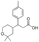 3-(2,2-DIMETHYL-TETRAHYDRO-PYRAN-4-YL)-3-P-TOLYL-PROPIONIC ACID 结构式