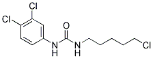 N-(5-CHLOROPENTYL)-N'-(3,4-DICHLOROPHENYL)UREA 结构式