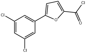 5-(3,5-二氯苯基)呋喃-2-甲酰氯 结构式