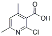 2-CHLORO-4,6-DIMETHYLNICOTINIC ACID 结构式