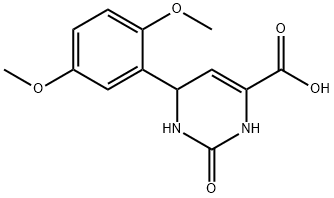 6-(2,5-二甲氧基苯基)-2-羰基-1,2,3,6-四氢-4-嘧啶羧酸 结构式