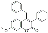 4-Benzyl-7-methoxy-3-phenylcoumarin 结构式