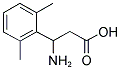 3-AMINO-3-(2,6-DIMETHYL-PHENYL)-PROPIONIC ACID 结构式