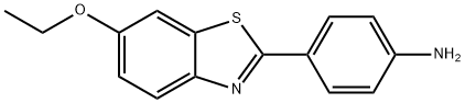 4-(6-ETHOXY-1,3-BENZOTHIAZOL-2-YL)PHENYL]AMINE 结构式