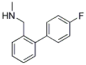 ([2-(4-FLUOROPHENYL)PHENYL]METHYL)METHYLAMINE 结构式