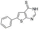 6-PHENYL-3H-THIENO[2,3-D]PYRIMIDINE-4-THIONE 结构式