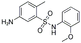 5-AMINO-N-(2-METHOXY-PHENYL)-2-METHYL-BENZENESULFONAMIDE 结构式