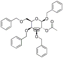 BENZYL 2-O-ACETYL-3,4,6-TRI-O-BENZYL-B-D-GALACTOPYRANOSIDE 结构式