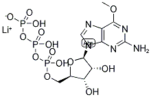 O6-METHYLGUANOSINE-5'-TRIPHOSPHATE LITHIUM SALT 结构式