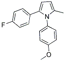 2-(4-FLUOROPHENYL)-1-(4-METHOXYPHENYL)-5-METHYL-1H-PYRROLE 结构式