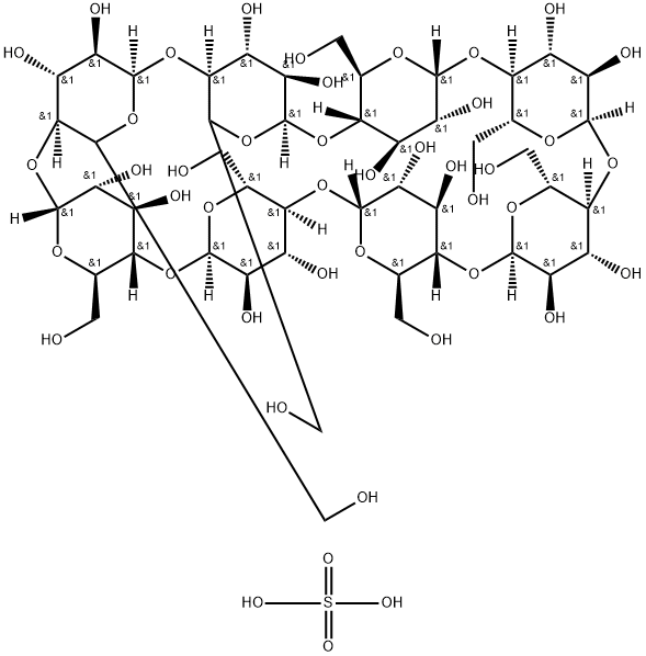 GAMMA-CYCLODEXTRIN SULFATE 结构式