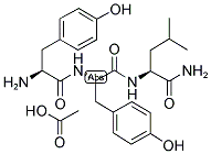 H-TYR-TYR-LEU-NH2 ACOH 结构式
