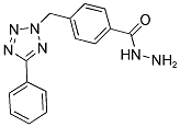 4-(5-PHENYL-TETRAZOL-2-YLMETHYL)-BENZOIC ACID HYDRAZIDE 结构式