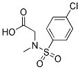 [(4-CHLORO-BENZENESULFONYL)-METHYL-AMINO]-ACETIC ACID 结构式