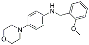 N-(2-METHOXYBENZYL)-4-MORPHOLIN-4-YLANILINE 结构式