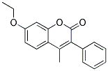 7-Ethoxy-4-methyl-3-phenyl coumarin 结构式