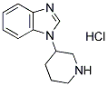 1-(PIPERIDIN-3-YL)-1H-BENZO[D]IMIDAZOLE HYDROCHLORIDE 结构式