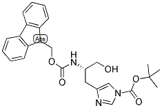FMOC-HIS(BOC)-OL 结构式