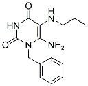 6-AMINO-1-BENZYL-5-PROPYLAMINO-1H-PYRIMIDINE-2,4-DIONE 结构式