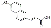 (2E)-3-(6-METHOXY-2-NAPHTHYL)ACRYLIC ACID 结构式