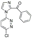 [1-(6-CHLOROPYRIDAZIN-3-YL)-1H-IMIDAZOL-2-YL](PHENYL)METHANONE 结构式