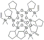 ENDO-3,7,14-TRIS(DIMETHYLVINYLSILYLOXY)-1,3,5,7,9,11,14-HEPTACYCLOPENTYLTRICYCLO[7.3.3.15,11]HEPTASILOXANE 结构式