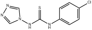 N-(4-CHLOROPHENYL)-N'-(4H-1,2,4-TRIAZOL-4-YL)THIOUREA 结构式