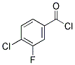 4-CHLORO-3-FLUOROBENZOYL CHLORIDE 结构式