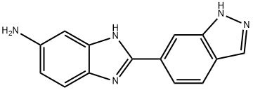 1 H ,1' H-[2,5']BIBENZOIMIDAZOLYL-5-YLAMINE 结构式