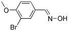 3-BROMO-4-METHOXYBENZALDEHYDE OXIME 结构式