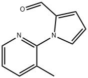 1-(3-METHYL-PYRIDIN-2-YL)-1H-PYRROLE-2-CARBALDEHYDE 结构式