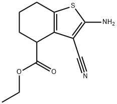 Ethyl2-amino-3-cyano-4,5,6,7-tetrahydrobenzo[b]thiophene-4-carboxylate