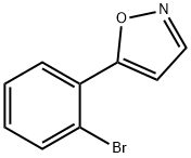 5-(2-溴苯基)异恶唑 结构式