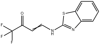 (E)-4-(苯并[D]噻唑-2-基氨基)-1,1,1-三氟丁-3-烯-2-酮 结构式