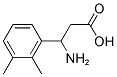 3-AMINO-3-(2,3-DIMETHYL-PHENYL)-PROPIONIC ACID 结构式