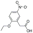 (2-ETHOXY-5-NITROPHENYL)ACETIC ACID 结构式