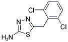 5-(2,6-DICHLORO-BENZYL)-[1,3,4]THIADIAZOL-2-YLAMINE 结构式
