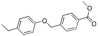4-(4-Ethyl-phenoxymethyl)-benzoic acid methyl ester 结构式