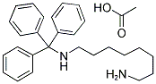 N-1-TRITYL-1,8-DIAMINOOCTANE ACETATE 结构式