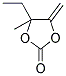 4-ETHYL-4-METHYL-5-METHYLENE-1,3-DIOXOLAN-2-ONE 结构式