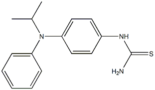 Amino((4-((isopropyl)phenylamino)phenyl)amino)methane-1-thione 结构式