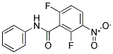 2,6-DIFLUORO-3-NITRO-N-PHENYLBENZAMIDE 结构式