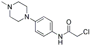 2-CHLORO-N-[4-(4-METHYL-PIPERAZIN-1-YL)-PHENYL]-ACETAMIDE 结构式