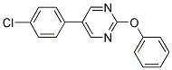 5-(4-CHLOROPHENYL)-2-PHENOXYPYRIMIDINE 结构式